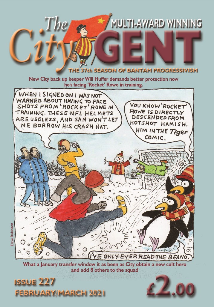 City Gent Fanzine Front Cover Issue 227