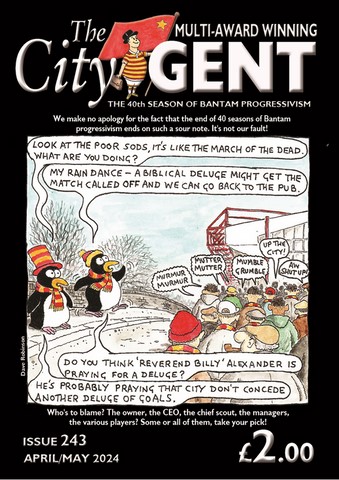 City Gent Fanzine Front Cover Issue 243