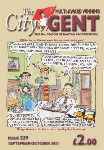 City Gent Fanzine Front Cover Issue 229